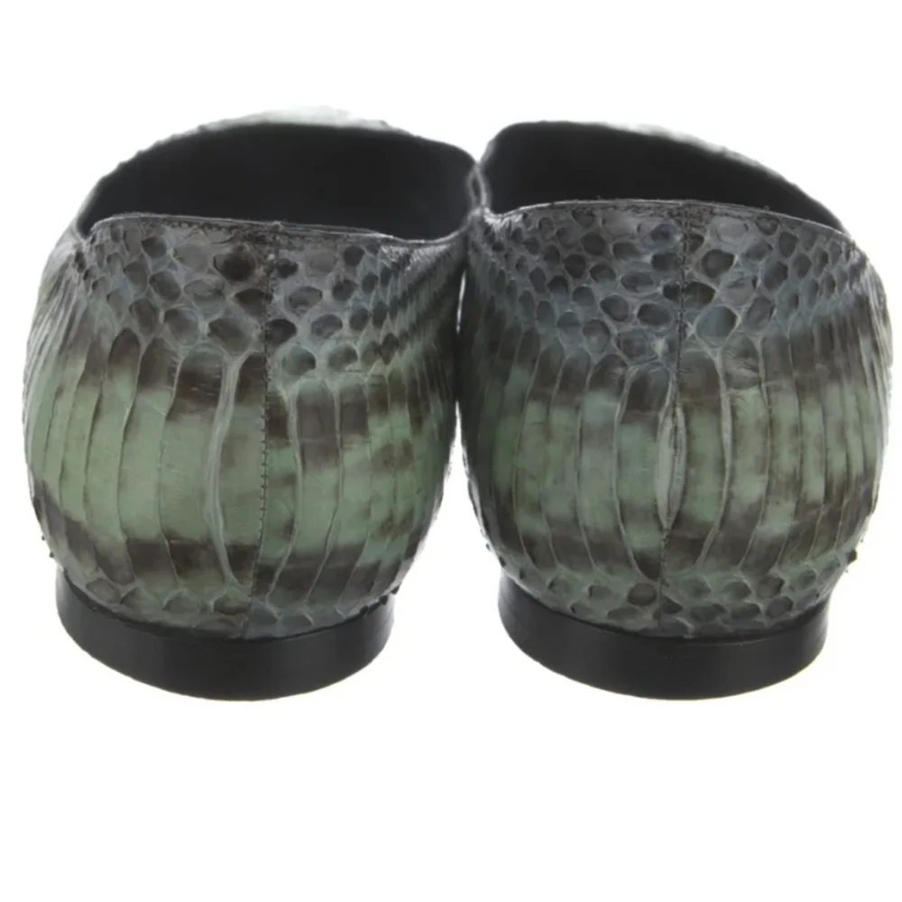 Manolo Blahnik Python Flats - Picture 4 of 12